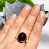 Star Garnet round ring s.9 KRGJ1837