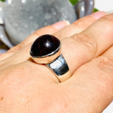 Star Garnet round ring s.9 KRGJ1837