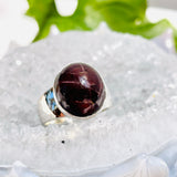 Star Garnet round ring s.9 KRGJ1837