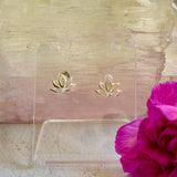 Lotus Flower Stud Earrings SE258