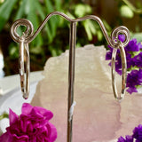 Faceted Hoop Earrings 30mm SE304