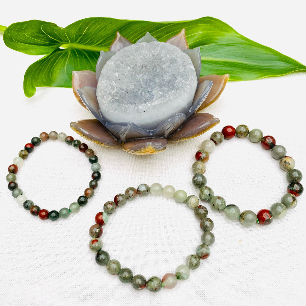 African Bloodstone Bracelet - Nature's Magick