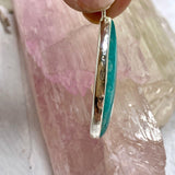 Amazonite teardrop pendant KPGJ2810 - Nature's Magick