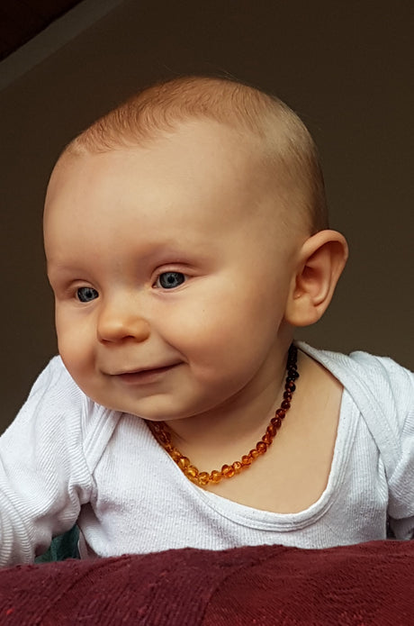 Amber baby necklace / Genuine Baltic Amber "Teething" Necklace - Nature's Magick