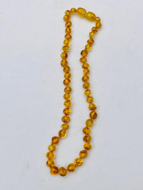 Amber baby necklace - Genuine Baltic Amber - Nature's Magick