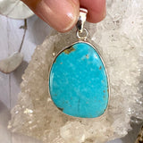 American Turquoise oval pendant KPGJ3222 - Nature's Magick