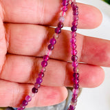 Amethyst 3mm bead necklace - Nature's Magick