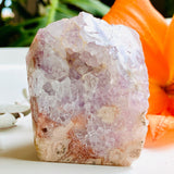 Amethyst and Pink Flower Agate Freeform PAFF-08 - Nature's Magick
