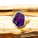 Amethyst raw ring s.7.5 PRGJ206 - Nature's Magick