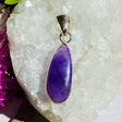 Amethyst small teardrop pendant KPGJ2803 - Nature's Magick