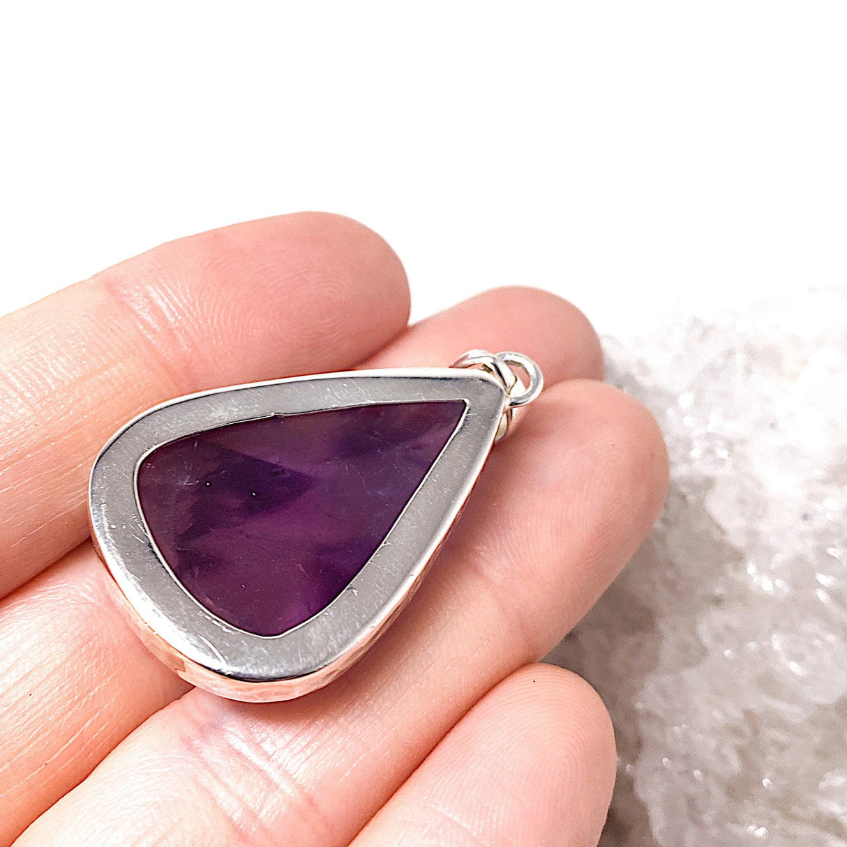 Amethyst teardrop pendant KPGJ2204 - Nature's Magick