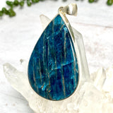 Apatite teardrop cabochon pendant KPGJ2568 - Nature's Magick