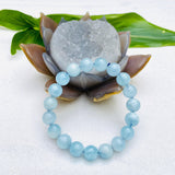 Aquamarine Gemstone Bracelets GBAQ - Nature's Magick