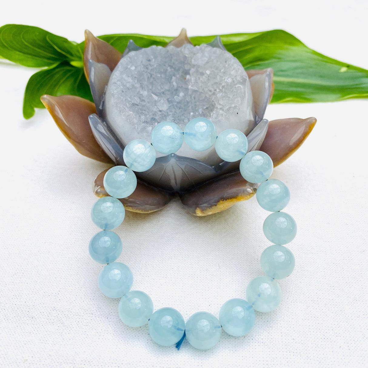 Aquamarine Gemstone Bracelets GBAQ - Nature's Magick