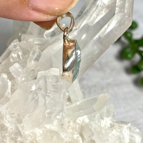 Aquamarine Petite Raw Pendant PPR-AQ - Nature's Magick