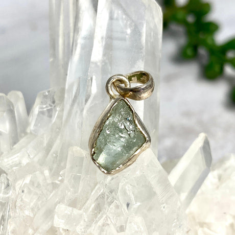 Aquamarine Petite Raw Pendant PPR-AQ - Nature's Magick