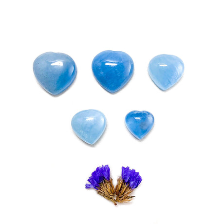 Aquamarine small heart AQ-HT - Nature's Magick