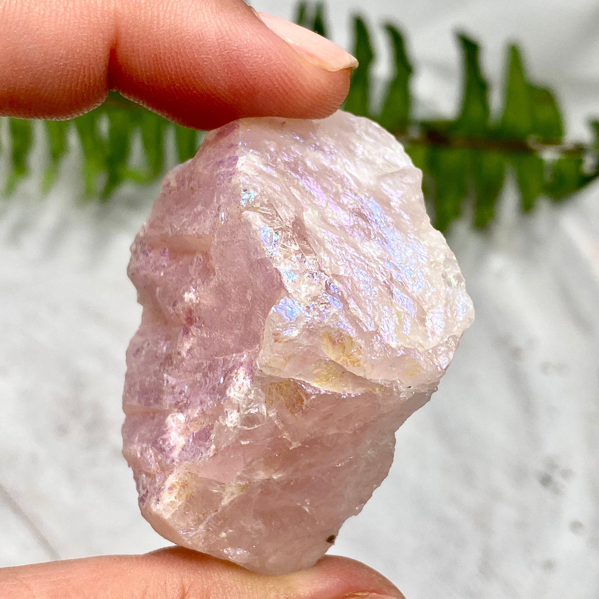 Aura Rose Quartz Raw ARQR - Nature's Magick