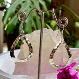 Beaten Teardrop earrings SE1804 - Nature's Magick