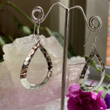 Beaten Teardrop earrings SE1804 - Nature's Magick