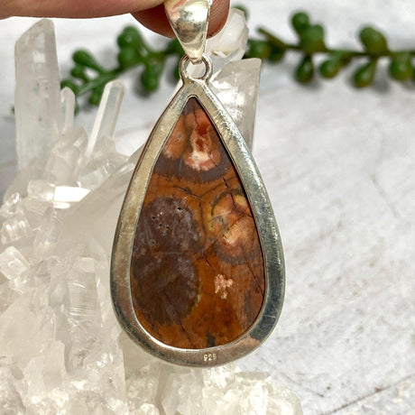 Birdseye Jasper teardrop pendant KPGJ3314 - Nature's Magick