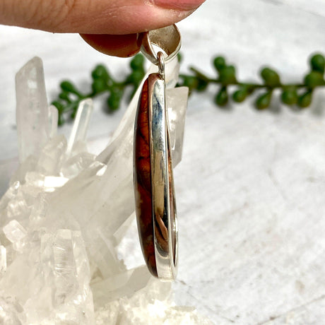 Birdseye Jasper teardrop pendant KPGJ3314 - Nature's Magick