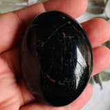 Black tourmaline palmstone 100-150g BTP-L - Nature's Magick