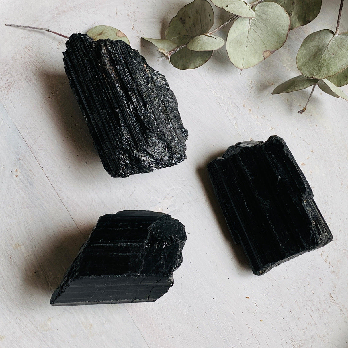 Black Tourmaline Raw Crystal 111-150g BTR-08 - Nature's Magick