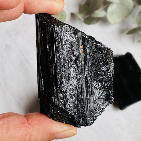 Black Tourmaline Raw Crystal 111-150g BTR-08 - Nature's Magick