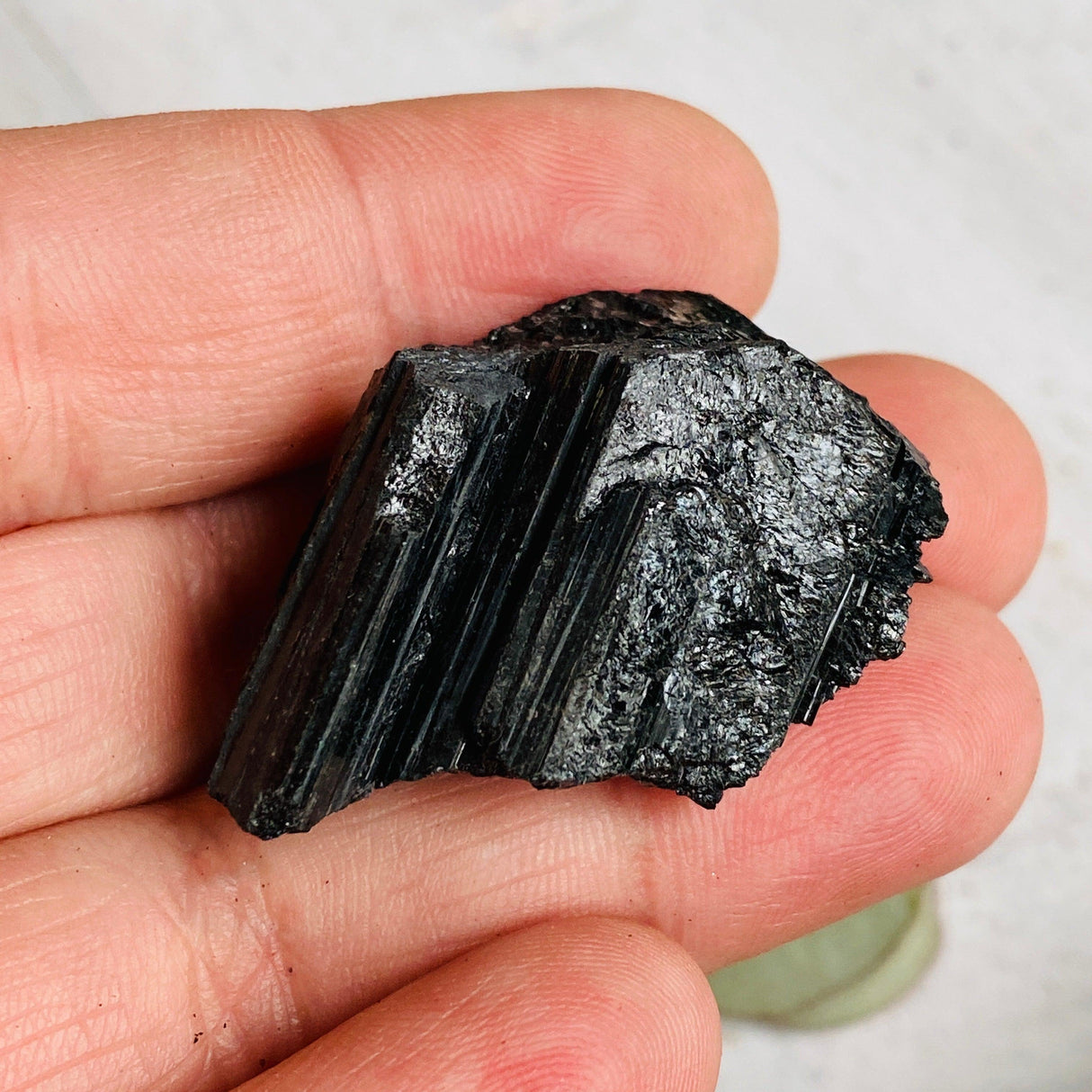 Black Tourmaline Raw Crystal 20-34g BTR-02 - Nature's Magick