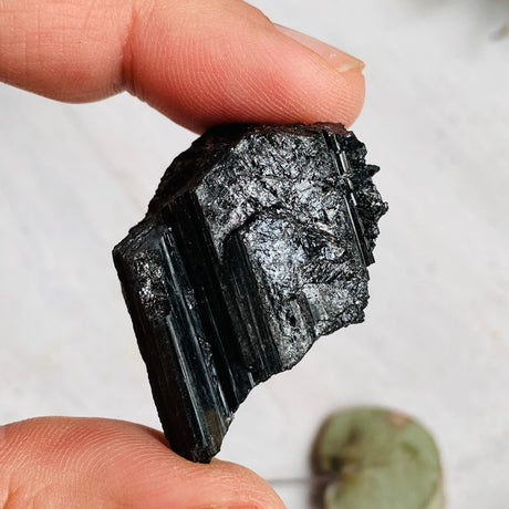 Black Tourmaline Raw Crystal 20-34g BTR-02 - Nature's Magick