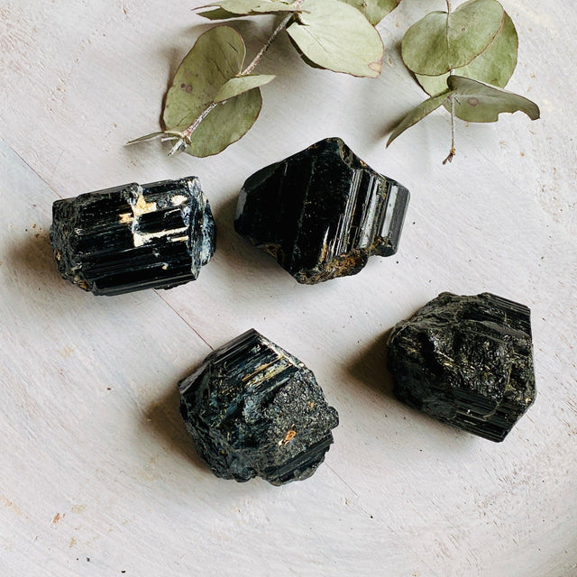 Black Tourmaline Raw Crystal 66-80g BTR-05 - Nature's Magick