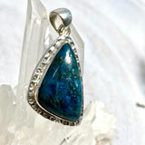 Blue Apatite freeform pendant KPGJ3469 - Nature's Magick