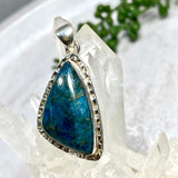 Blue Apatite freeform pendant KPGJ3469 - Nature's Magick