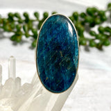 Blue Apatite oval ring s.9 KRGJ1790 - Nature's Magick