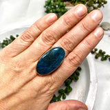 Blue Apatite oval ring s.9 KRGJ1790 - Nature's Magick