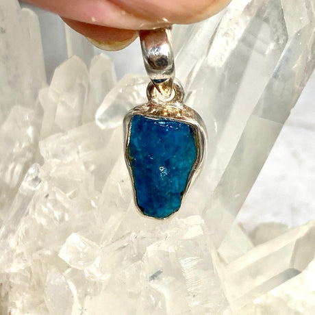 Blue Apatite petite raw pendant PPR-BAP - Nature's Magick