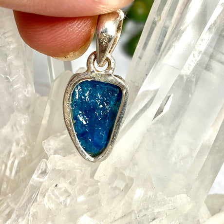 Blue Apatite petite raw pendant PPR-BAP - Nature's Magick