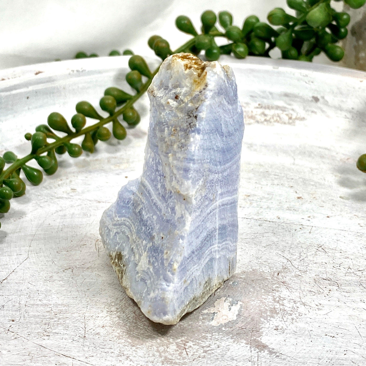 Blue Lace Agate Raw Crystal RB02 - Nature's Magick