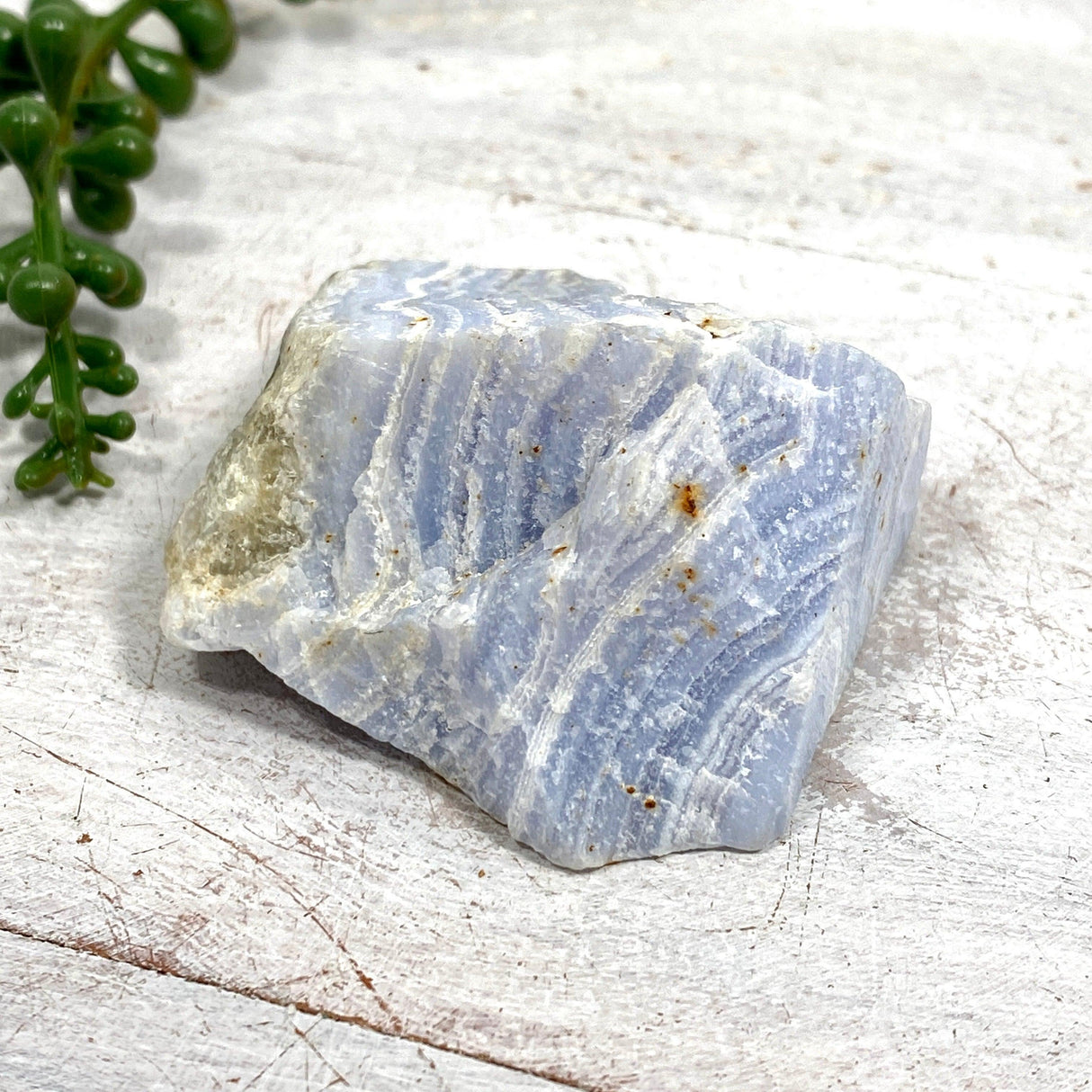 Blue Lace Agate Raw Crystal RB12 - Nature's Magick