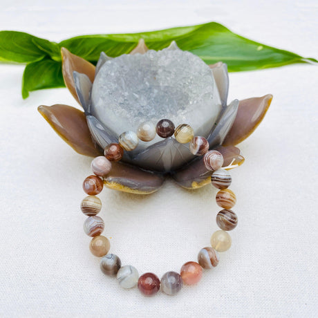 Botswana Agate bracelet - Nature's Magick