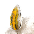 Bumblebee jasper teardrop ring s.10 KRGJ1297 - Nature's Magick