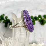 Charoite freeform ring s.10 KRGJ2669 - Nature's Magick