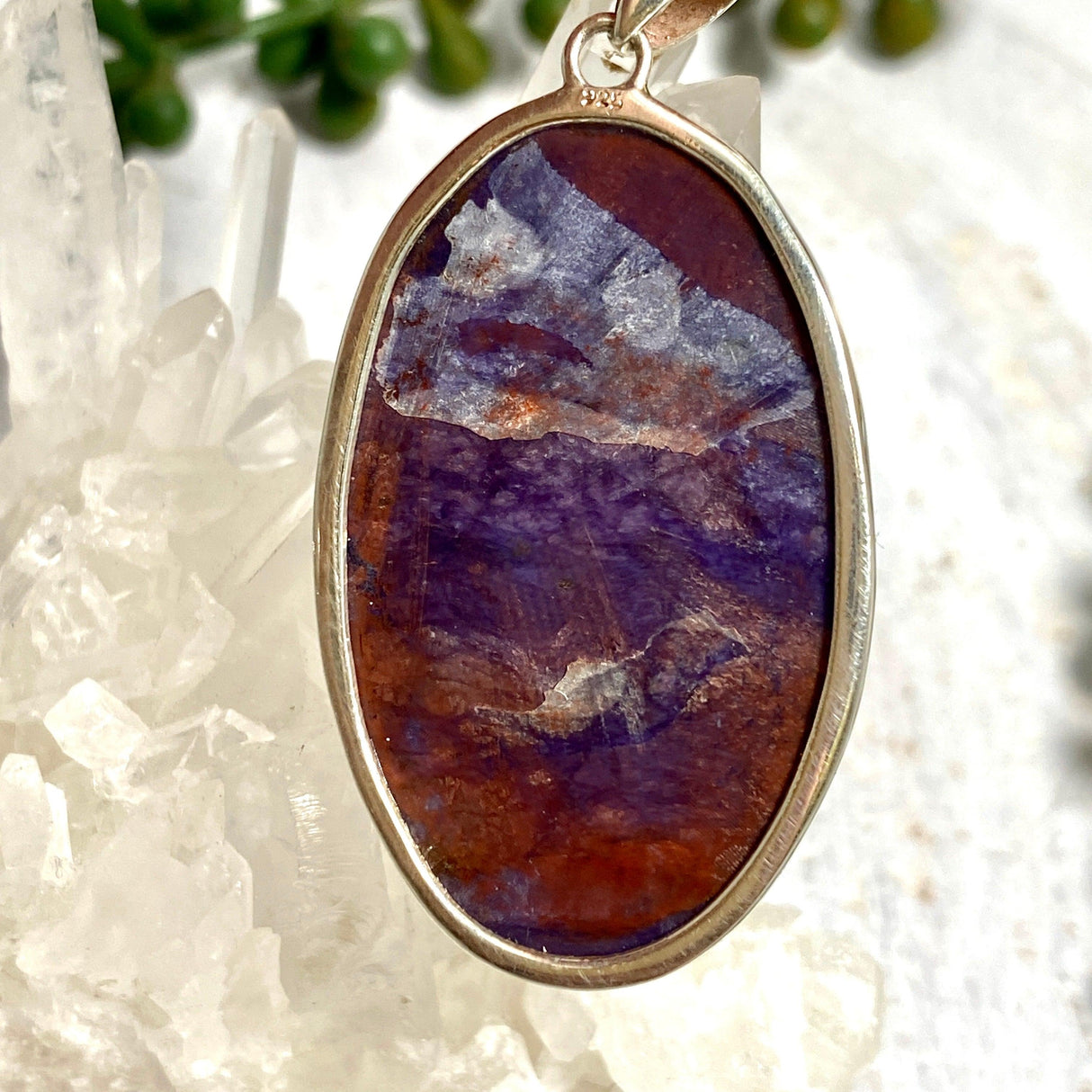 Charoite oval pendant KPGJ3390 - Nature's Magick