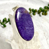 Charoite oval pendant KPGJ3391 - Nature's Magick