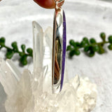 Charoite oval pendant KPGJ3391 - Nature's Magick