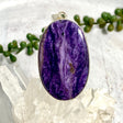 Charoite oval pendant KPGJ3392 - Nature's Magick