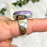 Charoite oval ring s.8 KRGJ2668 - Nature's Magick