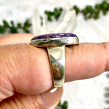 Charoite oval ring s.9 KRGJ1246 - Nature's Magick