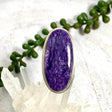 Charoite oval ring s.9 KRGJ2079 - Nature's Magick